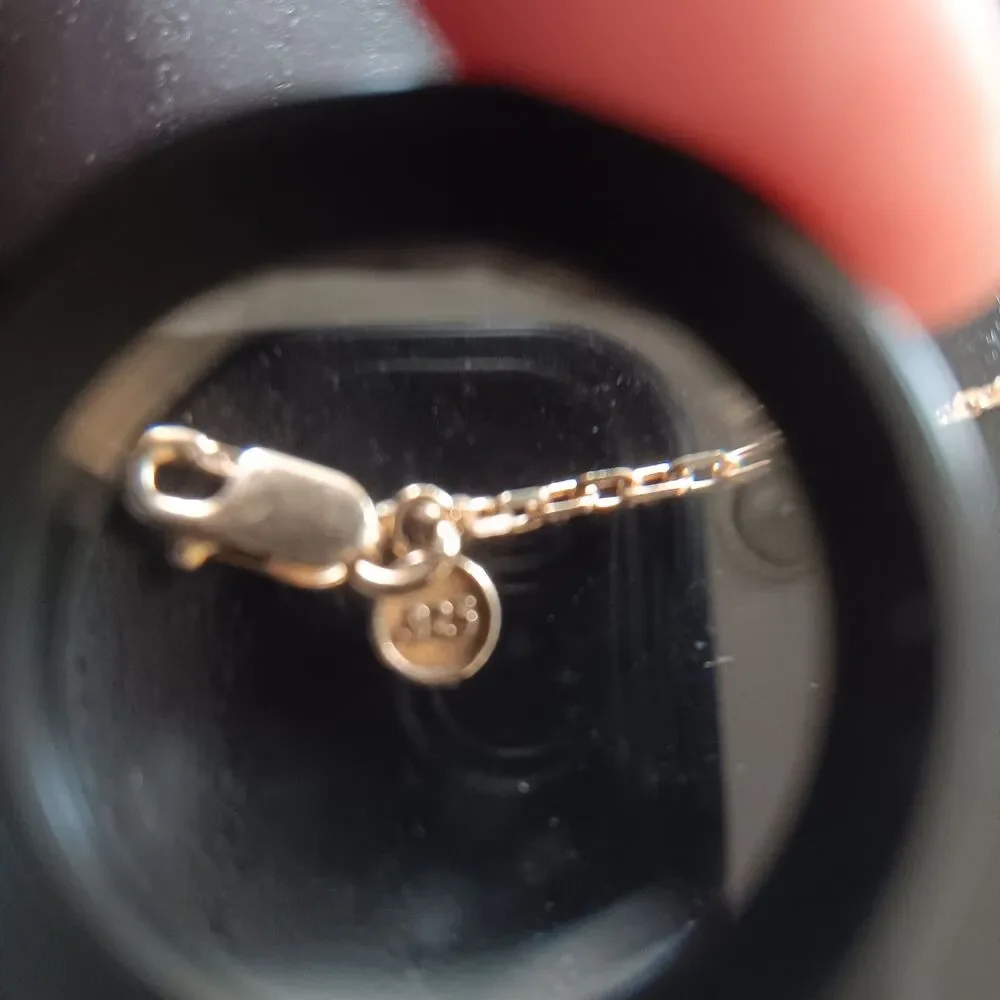 925 Stamped In Gold Tone With Cubic Zirconias Bar‎ Dainty Bracelet Coquette